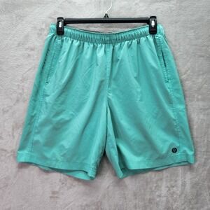Free Fly Breeze Shorts Mens Large Blue Lightweight Performance‎ Lined Flex Gym